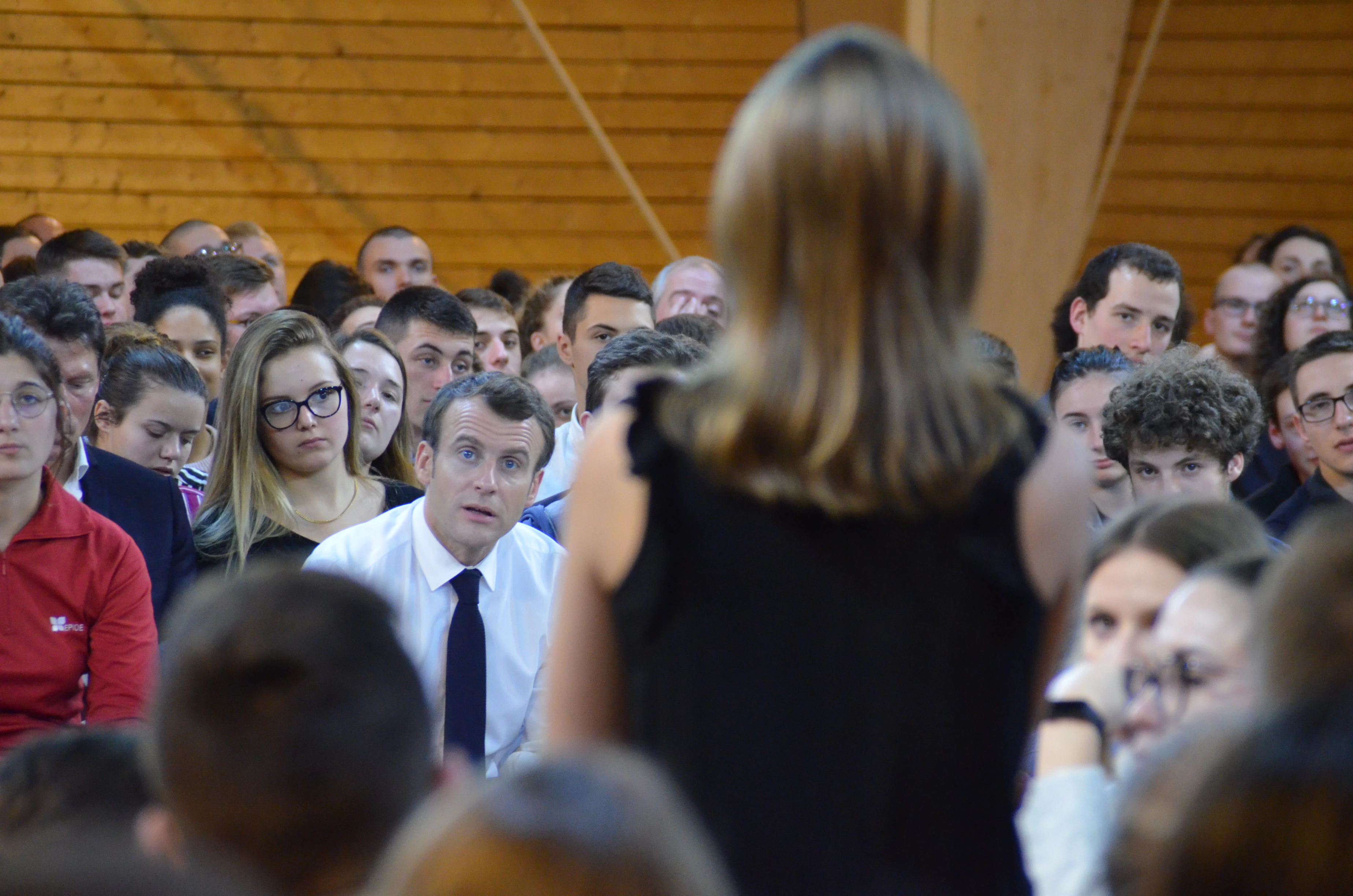 Nos jeunes en mode Présidents au Grand débat à Etang-sur-Arroux !