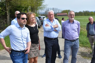 La vice-présidente de Bourgogne Franche-Comté à la découverte de la volaille de Bresse