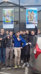 Les élèves de seconde du lycée de la nature et de la forêt de Velet au cinéma Arletty d’Autun.
