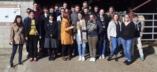 Visite d’une délégation japonaise au lycée de Fontaines