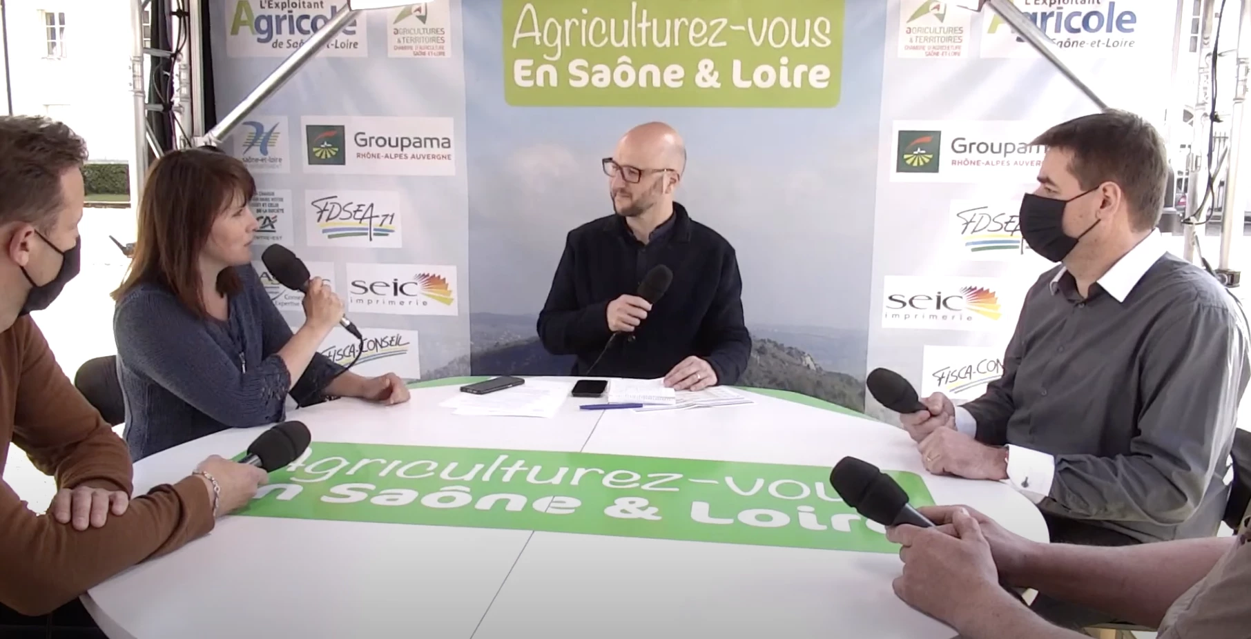 Deuxième plateau TV : Agriculture et Environnement