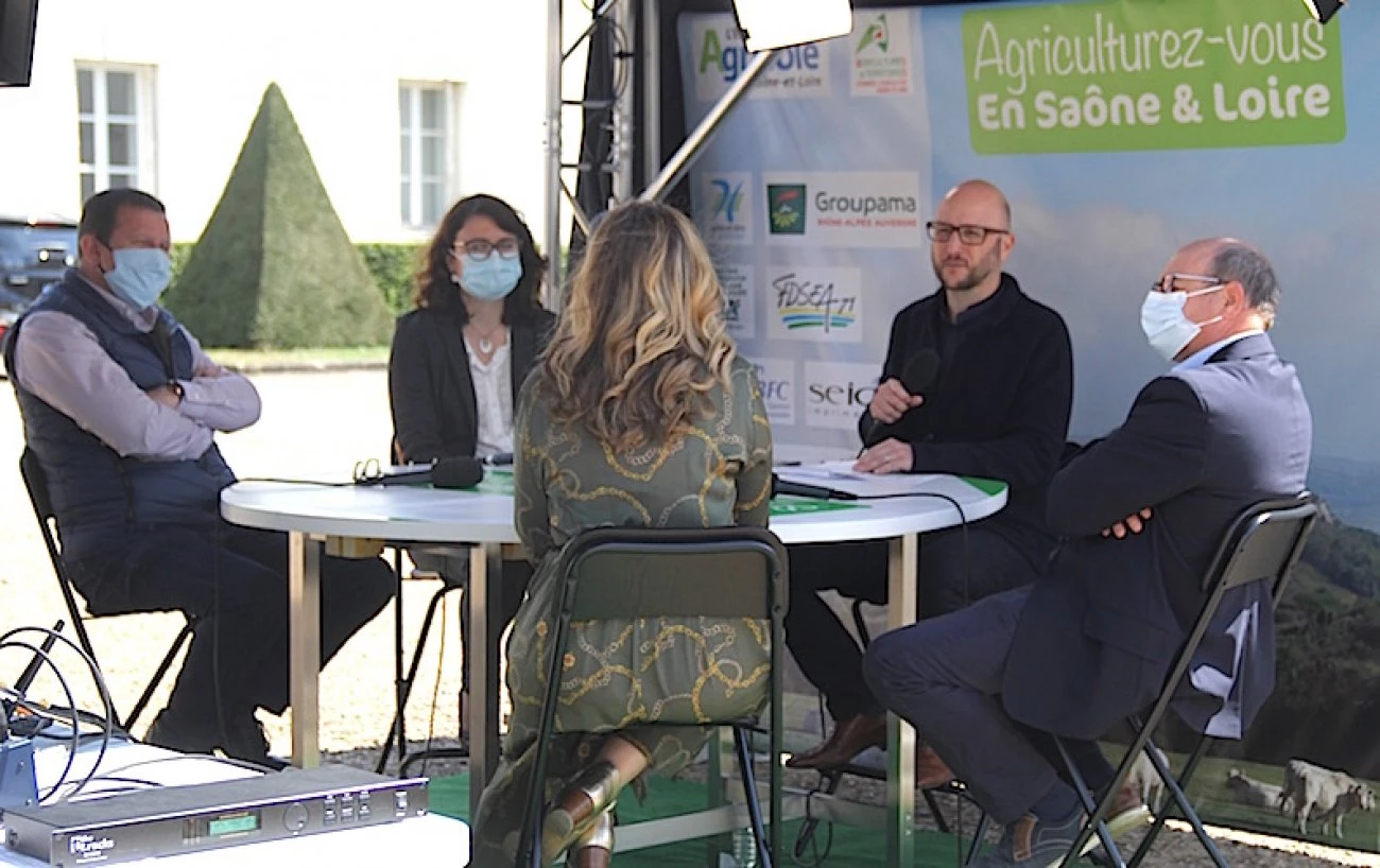 Premier plateau TV : Agriculture, Paysage et Société