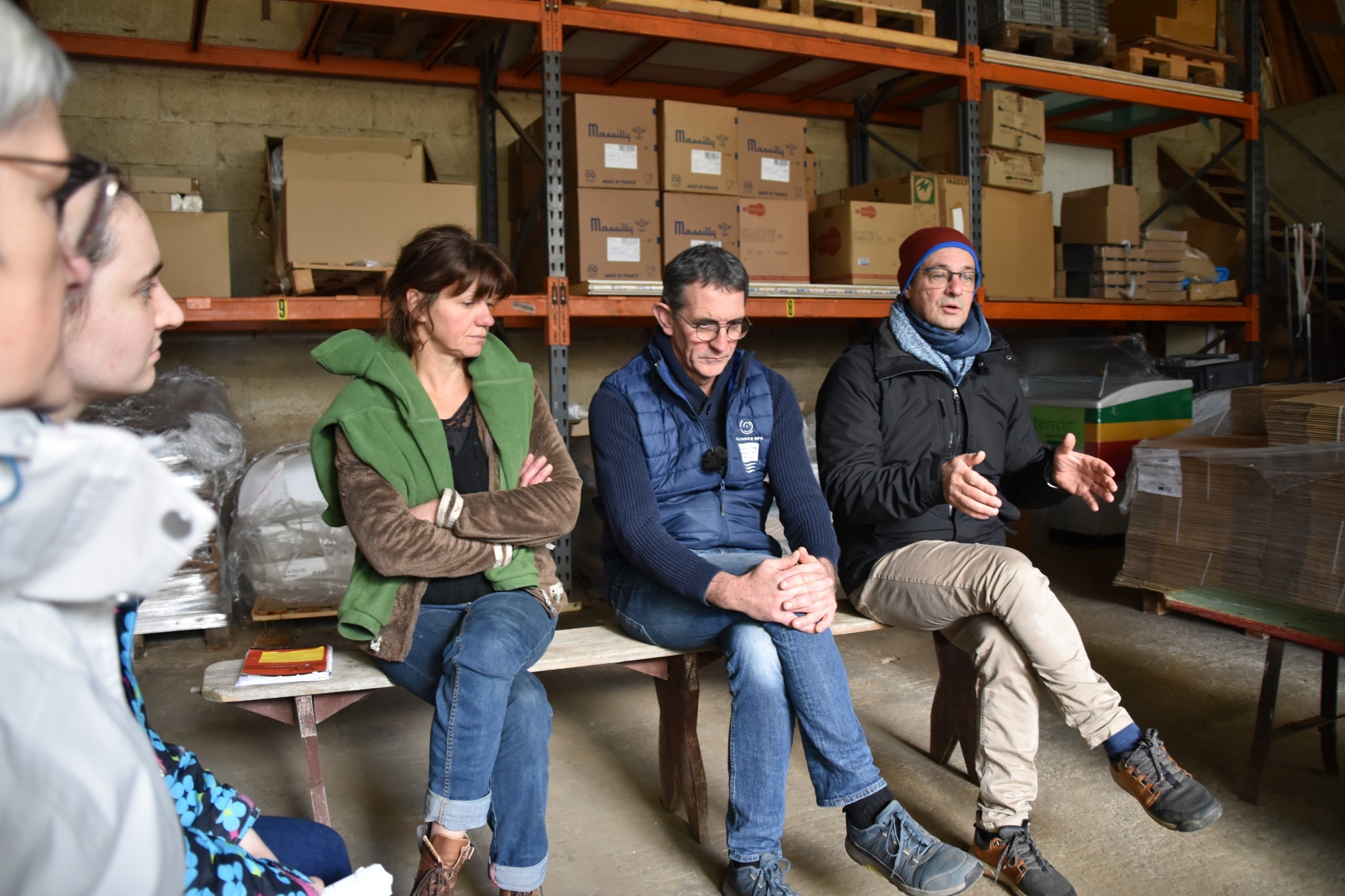 Clotilde Lacroix, Pierre-Yves Décours et Christophe Para de la Copex.