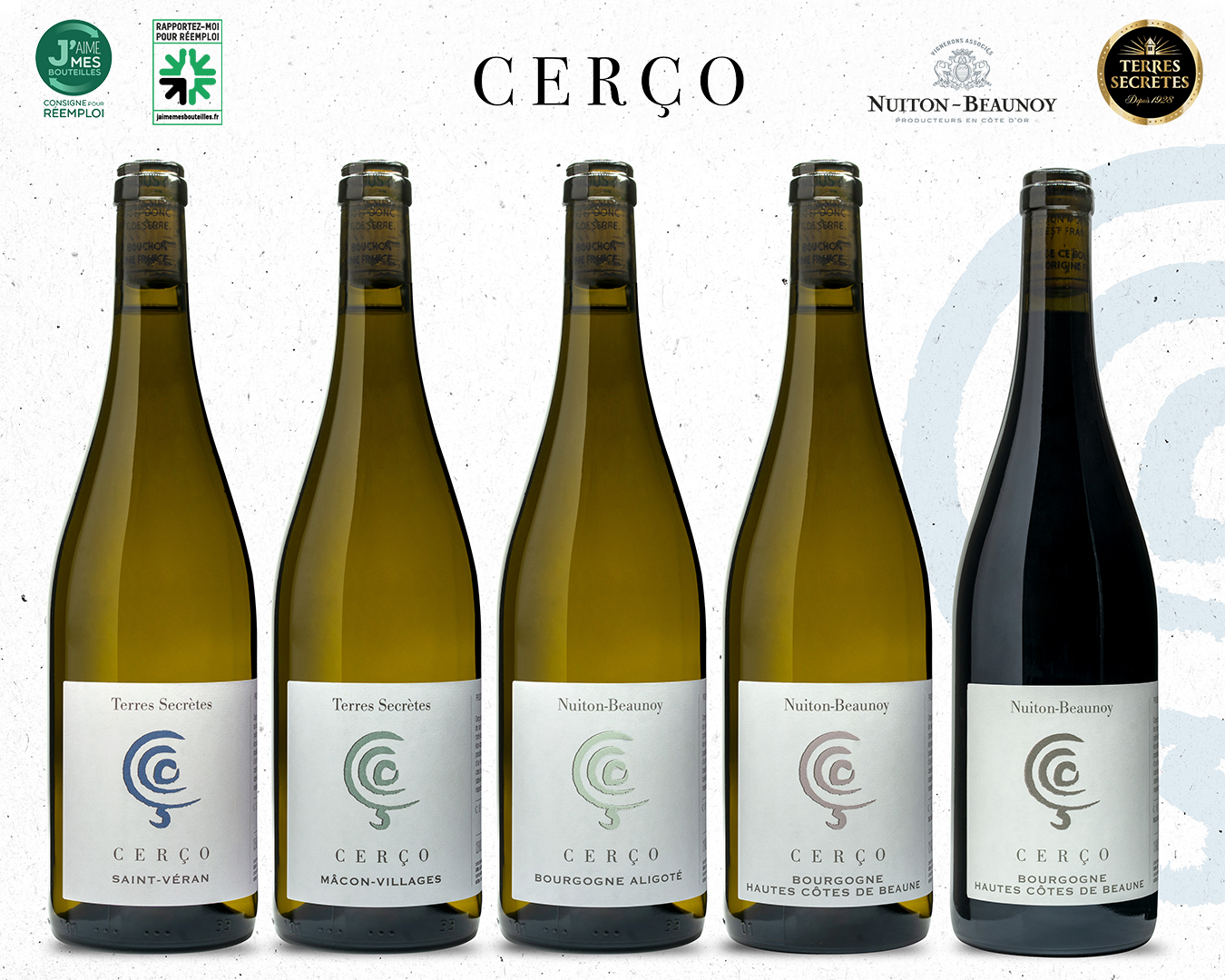 Des bouteilles consignées pour la gamme Cerço.