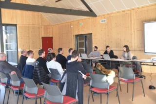 La section laitière réunie en Assemblée générale à Baudrières.