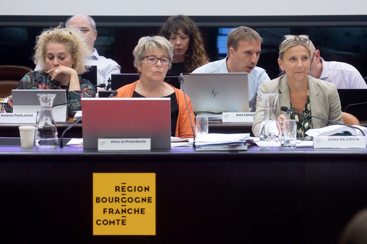 La présidente du Conseil régional, Marie-Guite Dufay.