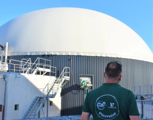 Inauguration de l'unité de méthanisation de BioÉnergie Pierroise