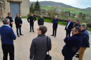 Sortie technique pour le Préfet dans les vignes de la Côte Chalonnaise