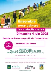 Vaincre la maladie rare du BPAN le dimanche 4 juin à Saint-Léger-du-Bois.