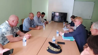 Rencontre des syndicats FDSEA et JA avec le Ministre