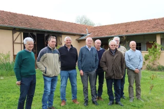 Les stagiaires de Raymond Ducarre reviennent sur les lieux de leur apprentissage