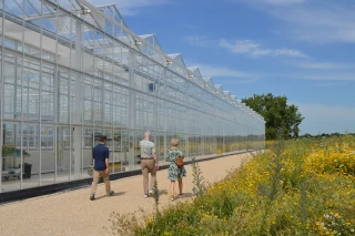 Une serre totalement confinée