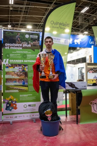Romain Rogemont, du CFPPA de Charolles, sacré double champion