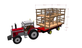 Une plateforme pour pâturer la végétation en hauteur