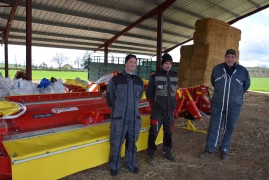 Plus de 300 ha de fenaison à quatre