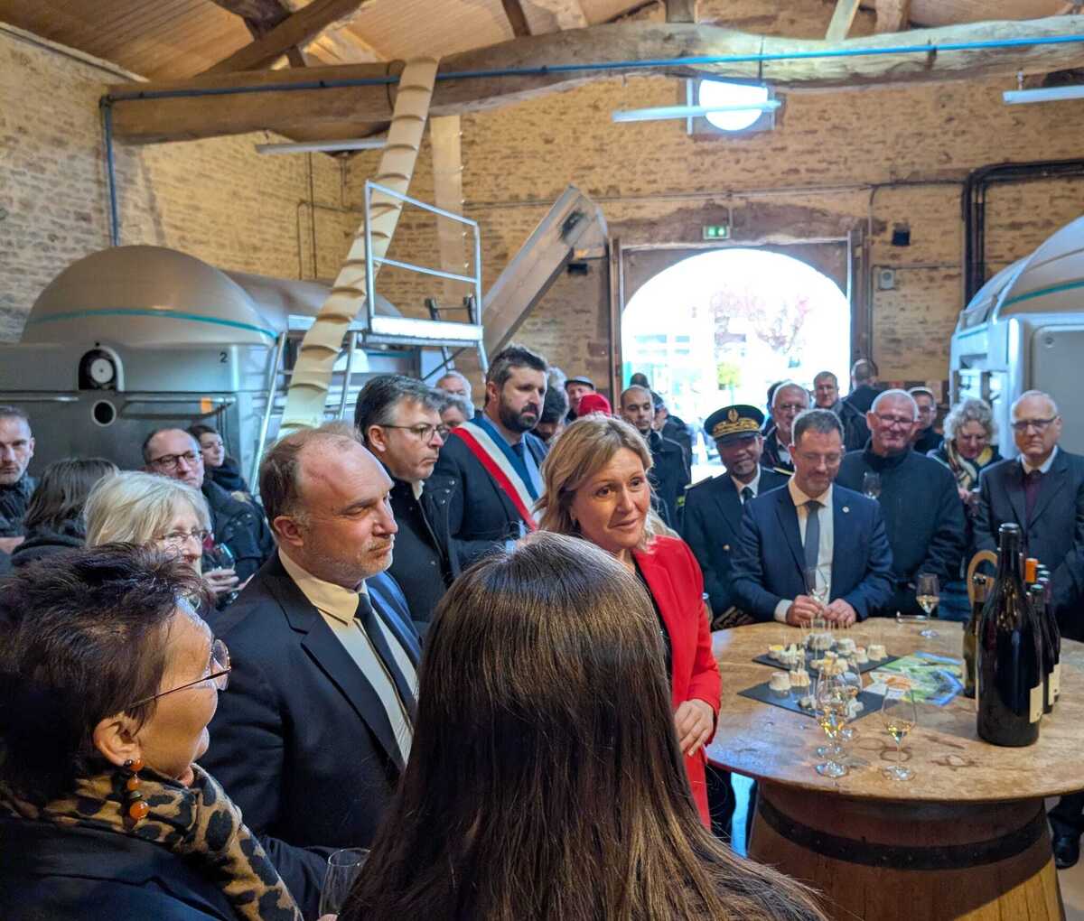 FDSEA et JA71 interpellent Yaël Braun‑Pivet