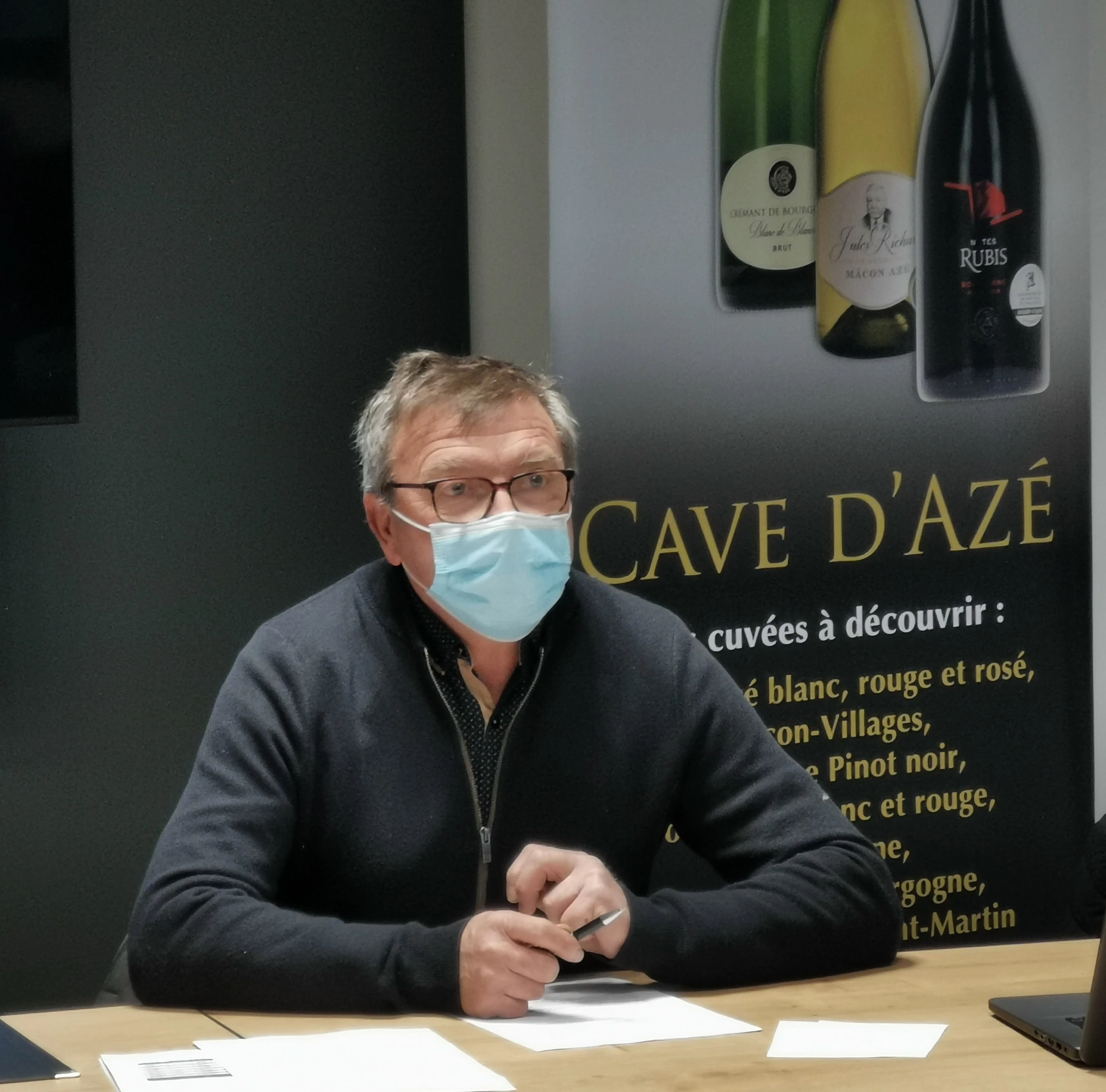 Le président Dany Grandjean