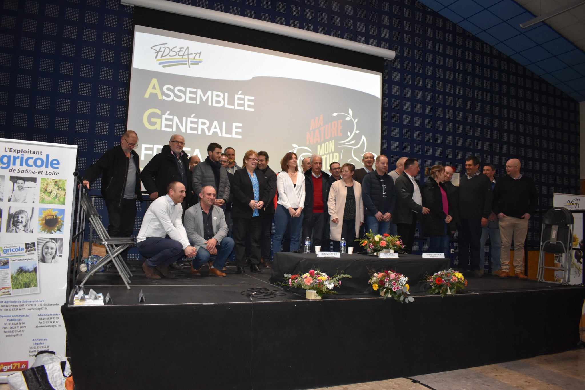 L'Assemblée générale de la FDSEA a réuni plus de 200 personnes à Cluny.