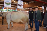 u concours de Bovins de boucherie de Saint-Christophe-en-Brionnais, Guillaume Berger a remporté le grand prix génisse charolaise.