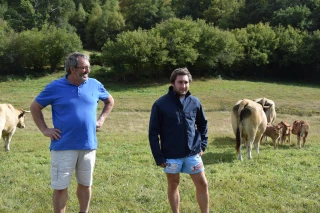 Le Gaec Perrodin élève des aubracs depuis 18 ans 