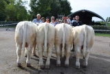 veaux charolais Gaec de la Bruyère concours Autun 2025