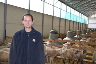 A Bourg-le-Comte, Rémy Bajard a fait le choix de la production ovine, sans regret