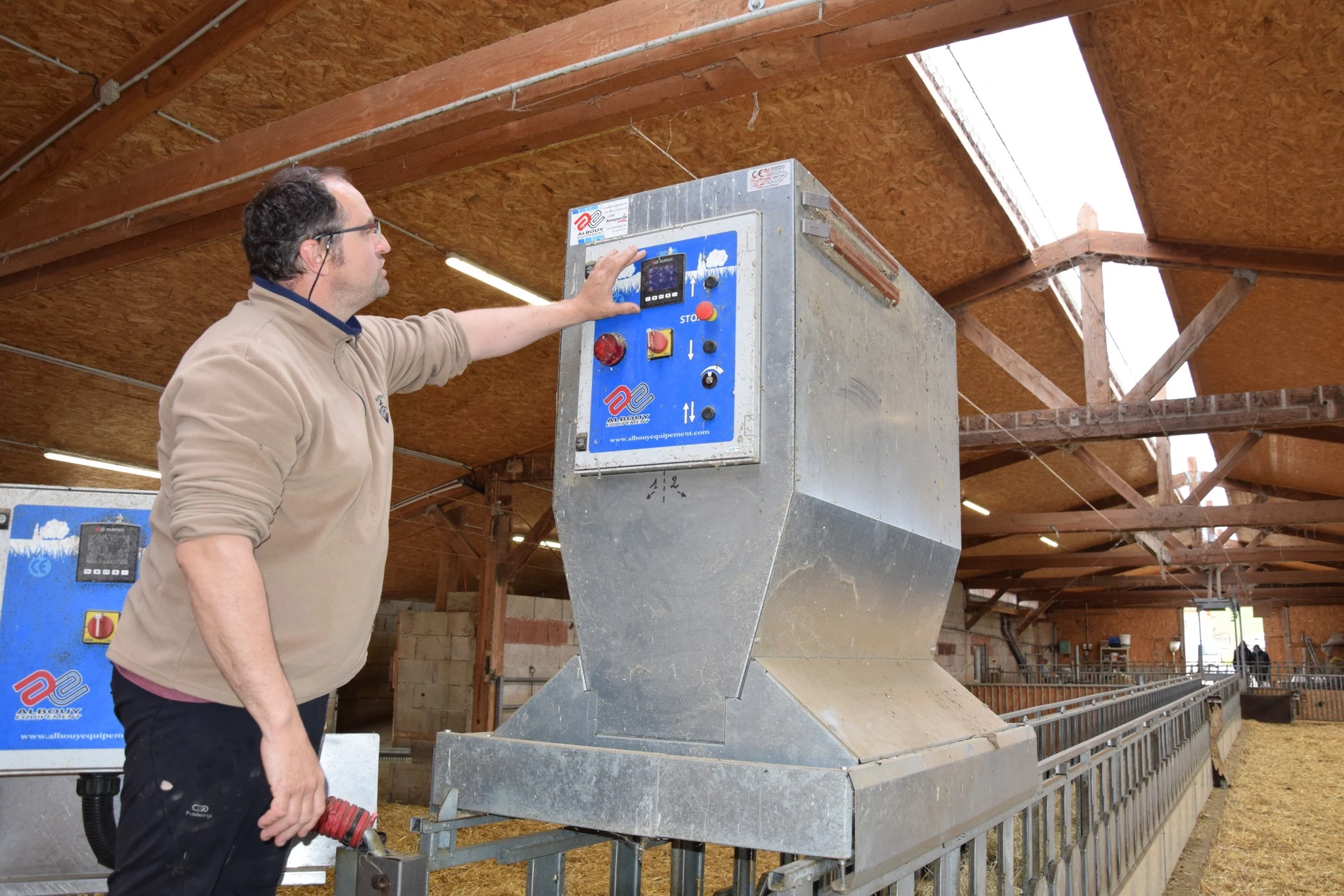 Du temps et des concentrés économisés grâce au robot