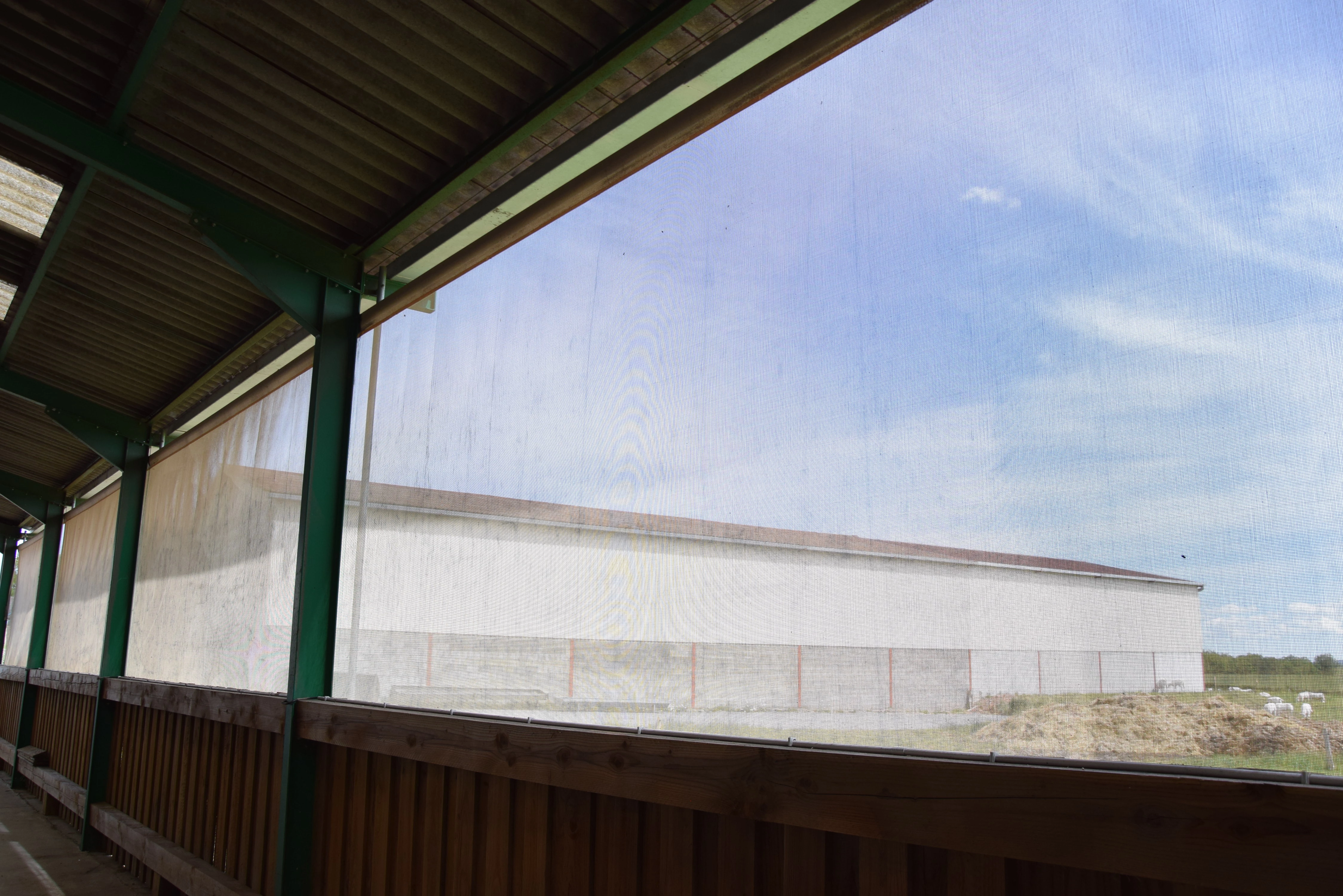 Filets brise-vents amovibles et bandeaux de lumière