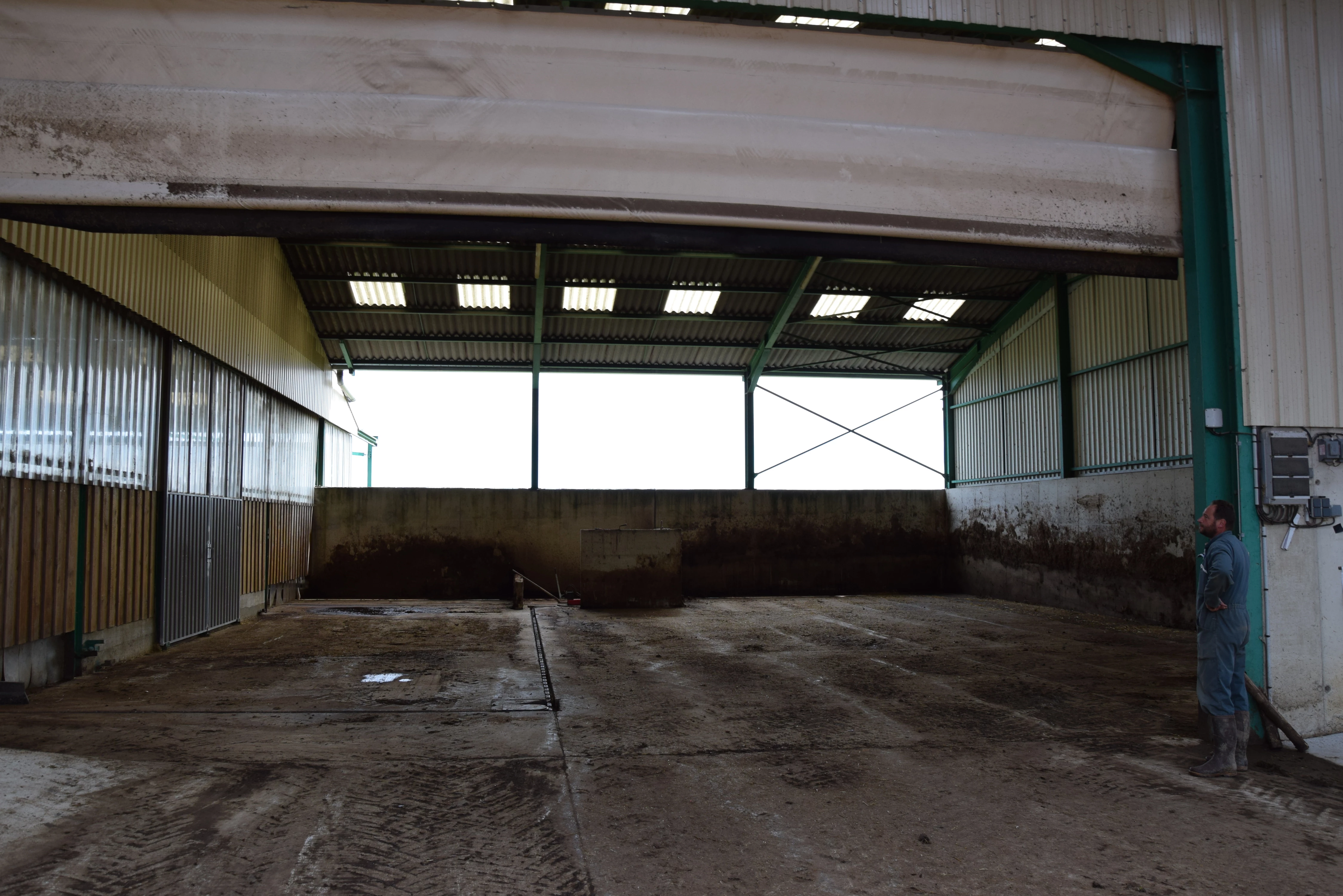 Fumière couverte et fermée