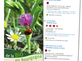 Sortie de la nouvelle édition des Chemins de la Bio en Bourgogne