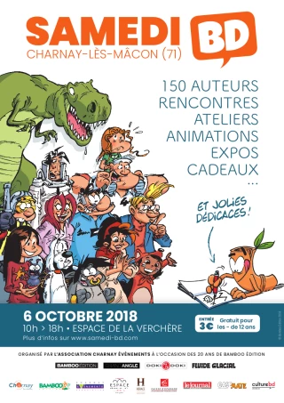 Les éditions Bamboo vont fêter leur 20 ans avec un salon de la BD à Charnay-lès-Mâcon le 6 octobre