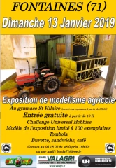 A pas de géant dans l’univers des miniatures lors de l'exposition de modélisme agricole de Fontaines