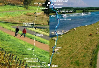 Un premier parcours labellisé  Vélo & Fromages pour la Saône-et-Loire