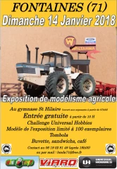 Fontaines prépare son exposition de modélisme agricole du 14 janvier