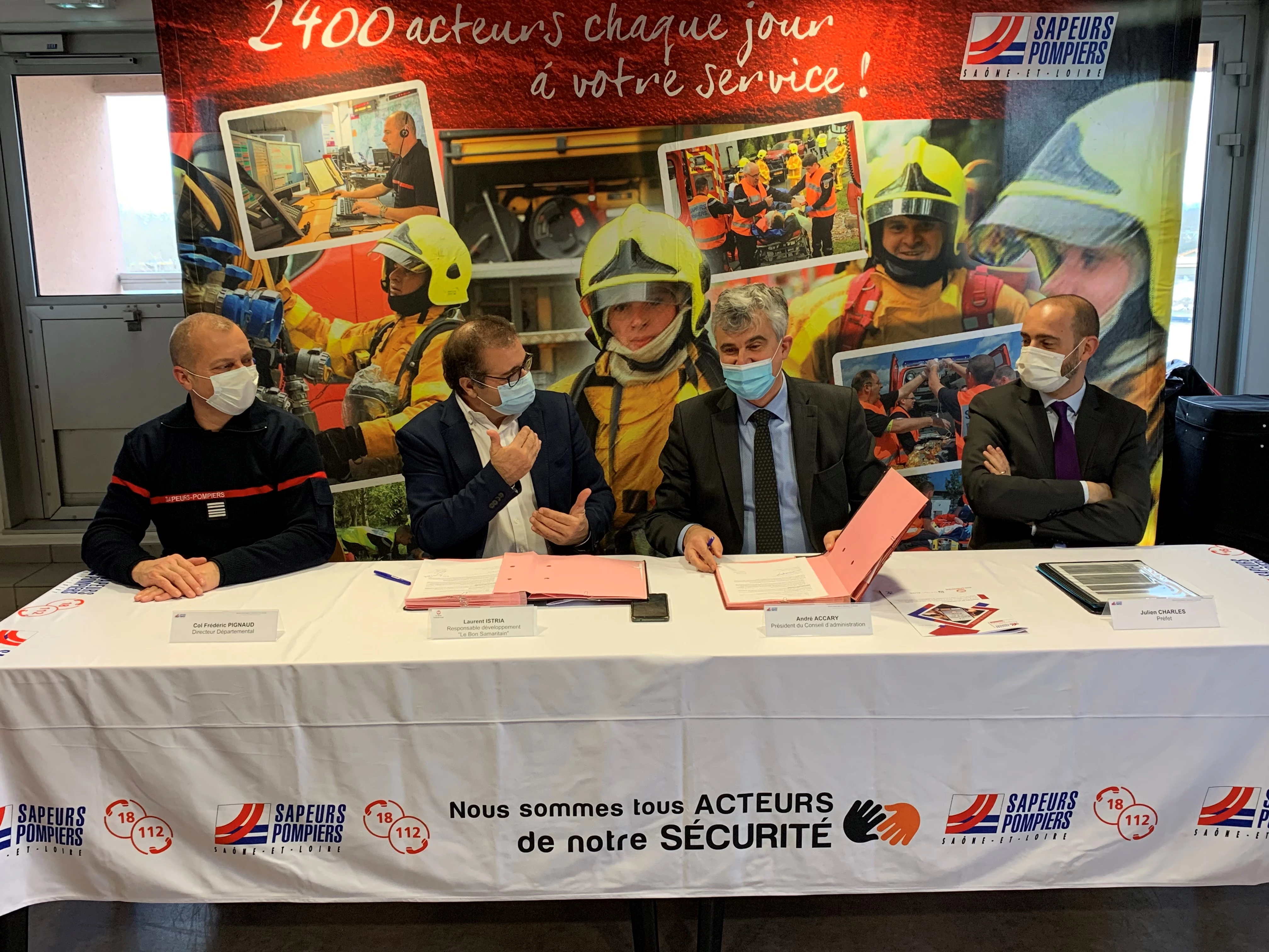 Le Bon Samaritain arrive en Saône-et-Loire