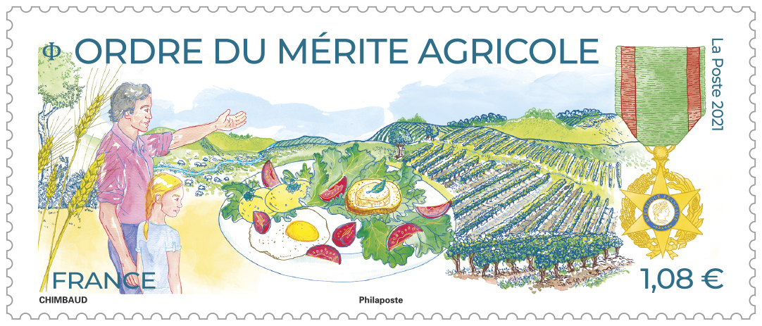 Un timbre pour le Mérite agricole