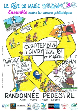 Marcher pour la bonne cause avec Le Rêve de Marie à Givry