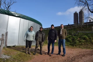 Une réserve de 500 m3 d’eau à flanc de coteau !