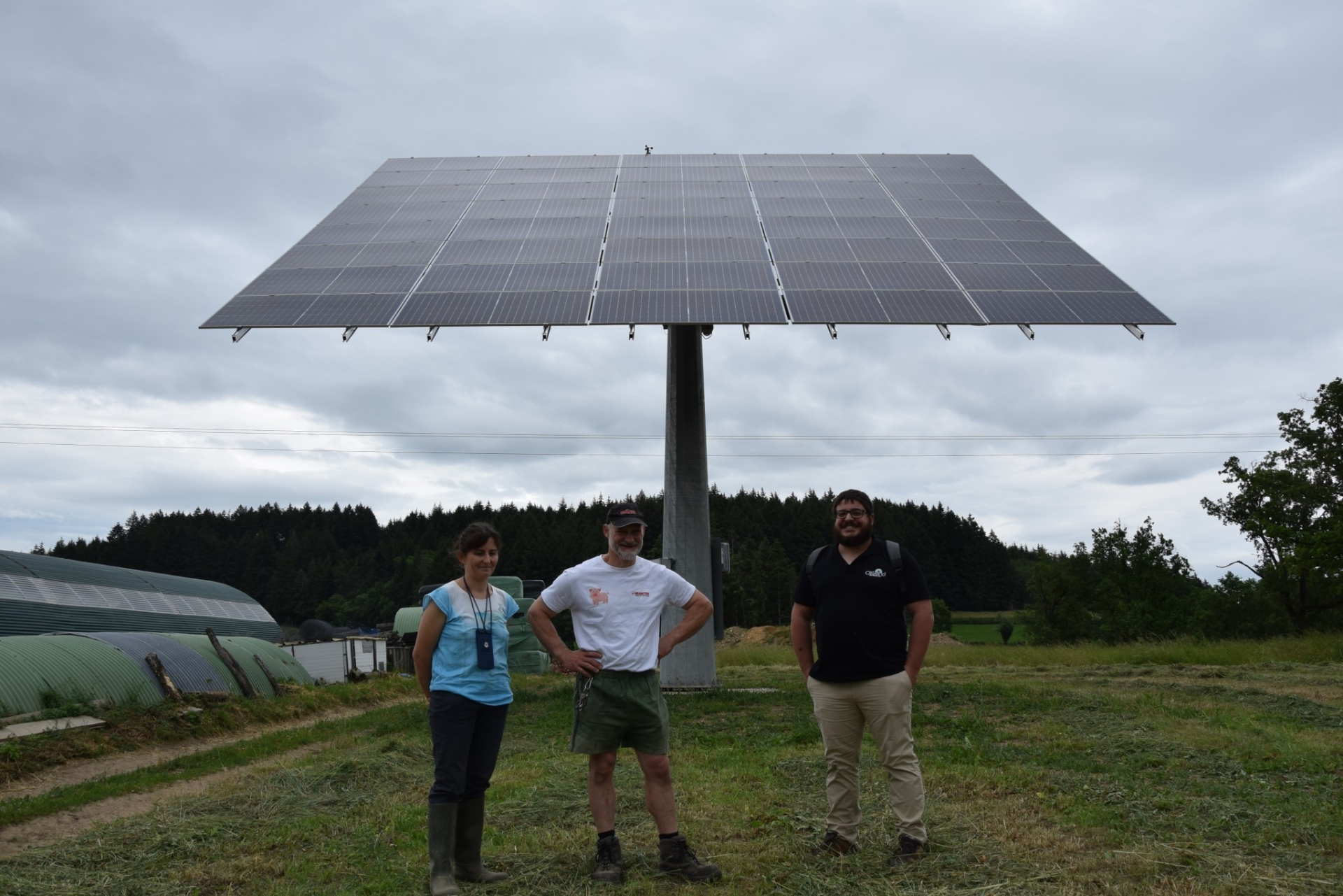 A Saint-Racho, un tracker solaire pour l’auto-consommation