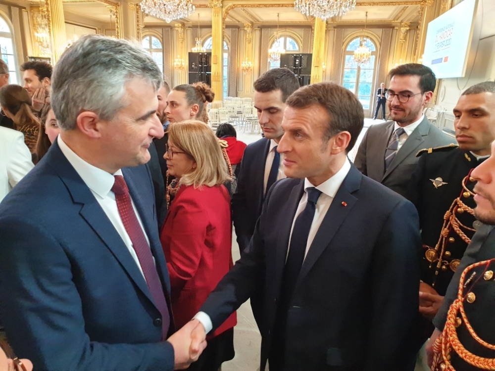 Le président du Conseil départemental, André Accary, avait déjà été reçu par Emmanuel Macron, en février 2020, pour la grande conférence sur le handicap. Photo Info-Chalon. 