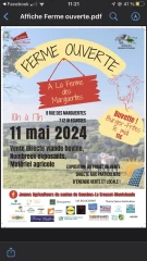 Ferme ouverte et marche gourmande à la Ferme des Marguerites à Ecuisses 