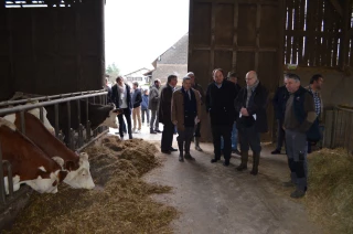 Lors de sa visite à Sevrey, le préfet a déploré des règles du jeu trop instables