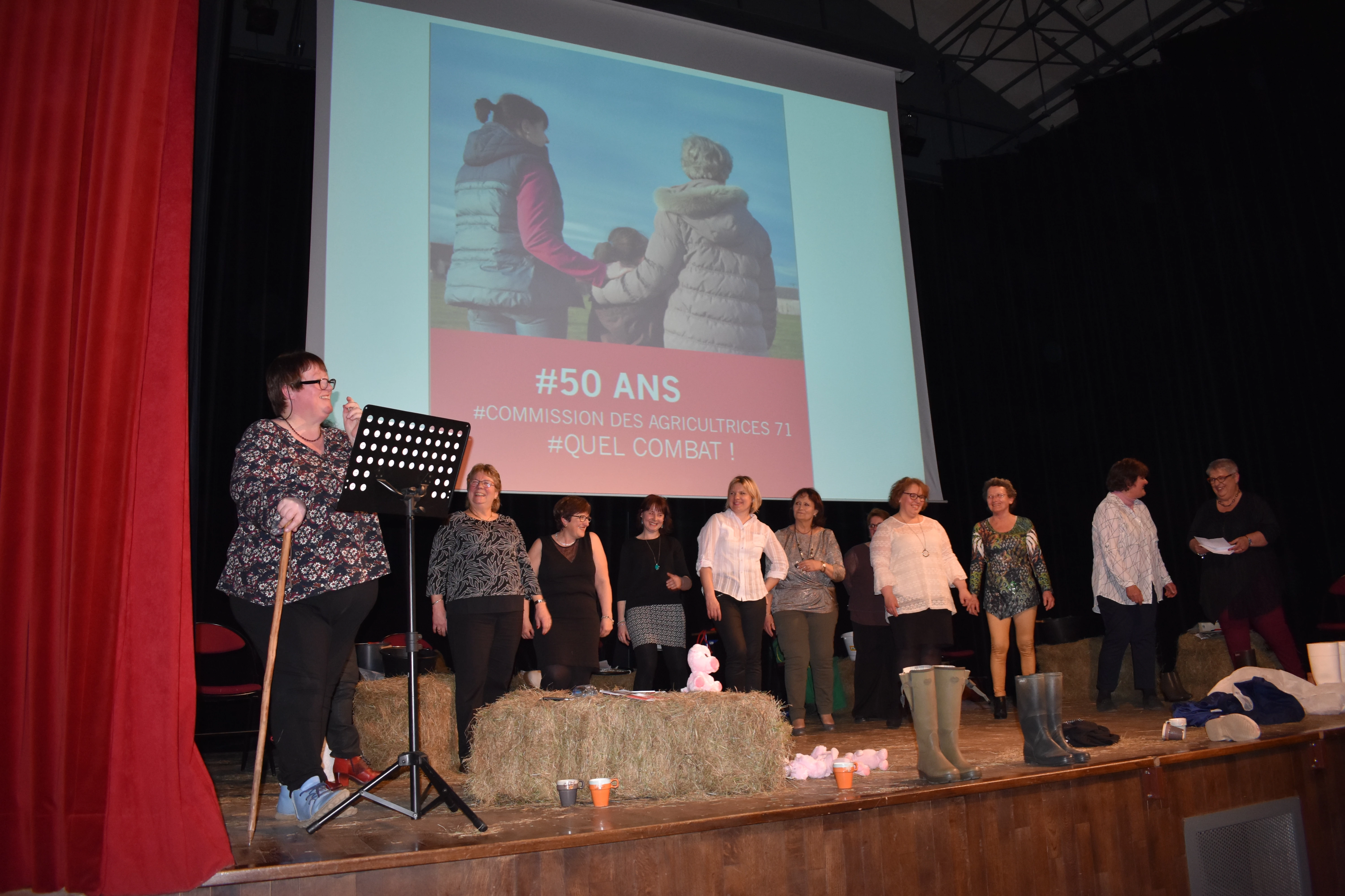 Les agricultrices ont fait un tabac hier soir à Montchanin à l'occasion de la Journée mondiale de la Femme