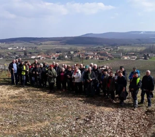 Nos randonneurs sont passés par Saint-Gengoux-de-Scissé...