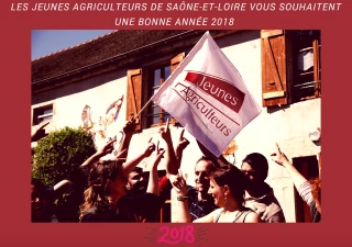Les JA de Saône-et-Loire ont innové pour leurs vœux...