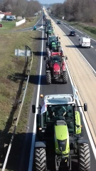 Opération « escargot » sur la RCEA pour garder une agriculture de qualité !