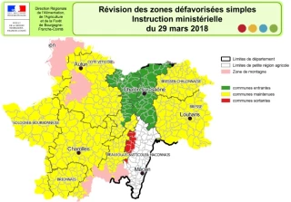 La FDSEA et les JA ont engagé les démarches visant à demander le classement des huit communes exclues des ZDS au titre de l’homogénéité territoriale.
