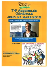 Quelles suites aux EGAlim ? Réponses à l'Ag de la FDSEA de Saône-et-Loire, le 21 mars à St-Sernin-du-Bois