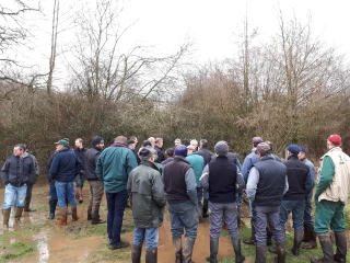 Rencontre avec l’AFB et l’ONCFS pour connaître les solutions face à la nouvelle problématique du castor dans les ruisseaux de Saône-et-Loire.