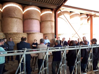Visite sécheresse L’Ouest Chalonnais en calamité